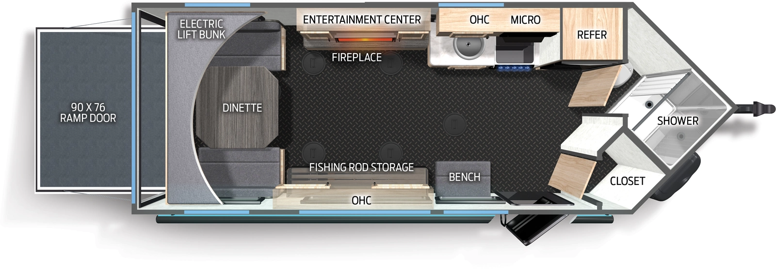 Cascade 17THHC Floorplan